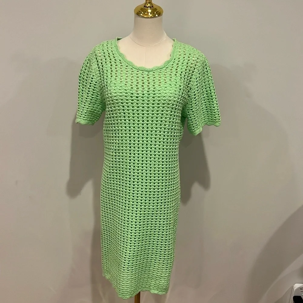 GAP neon green dress - Picture 2 of 4
